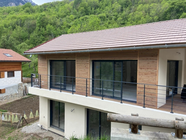 Bardage en bois massif mélèze, Aime-la-Plagne