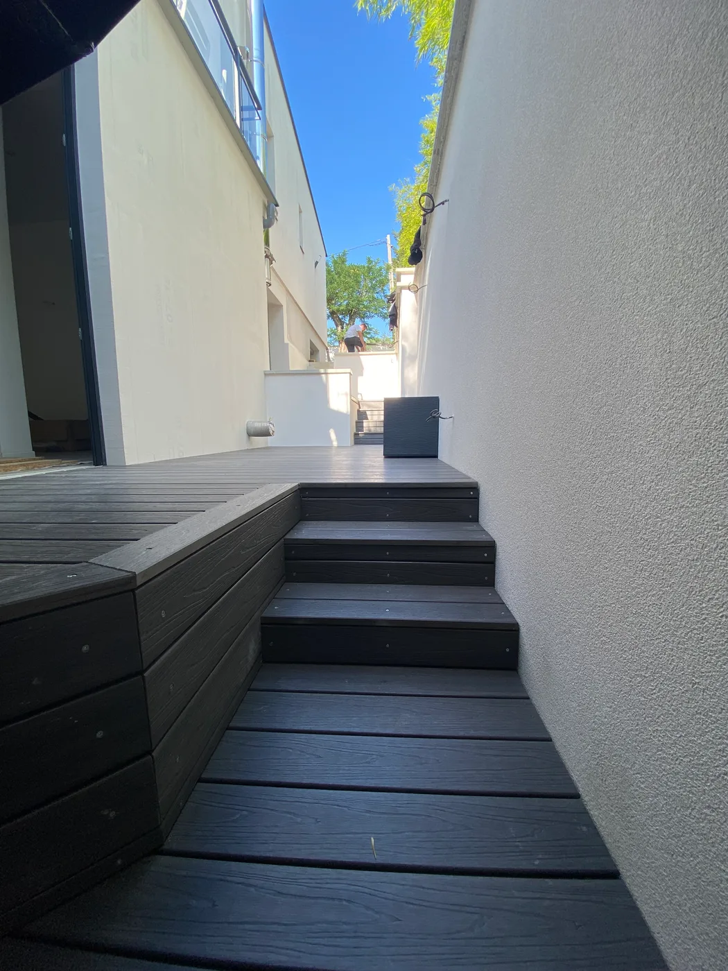 Terrasse en bois composite, Dardilly