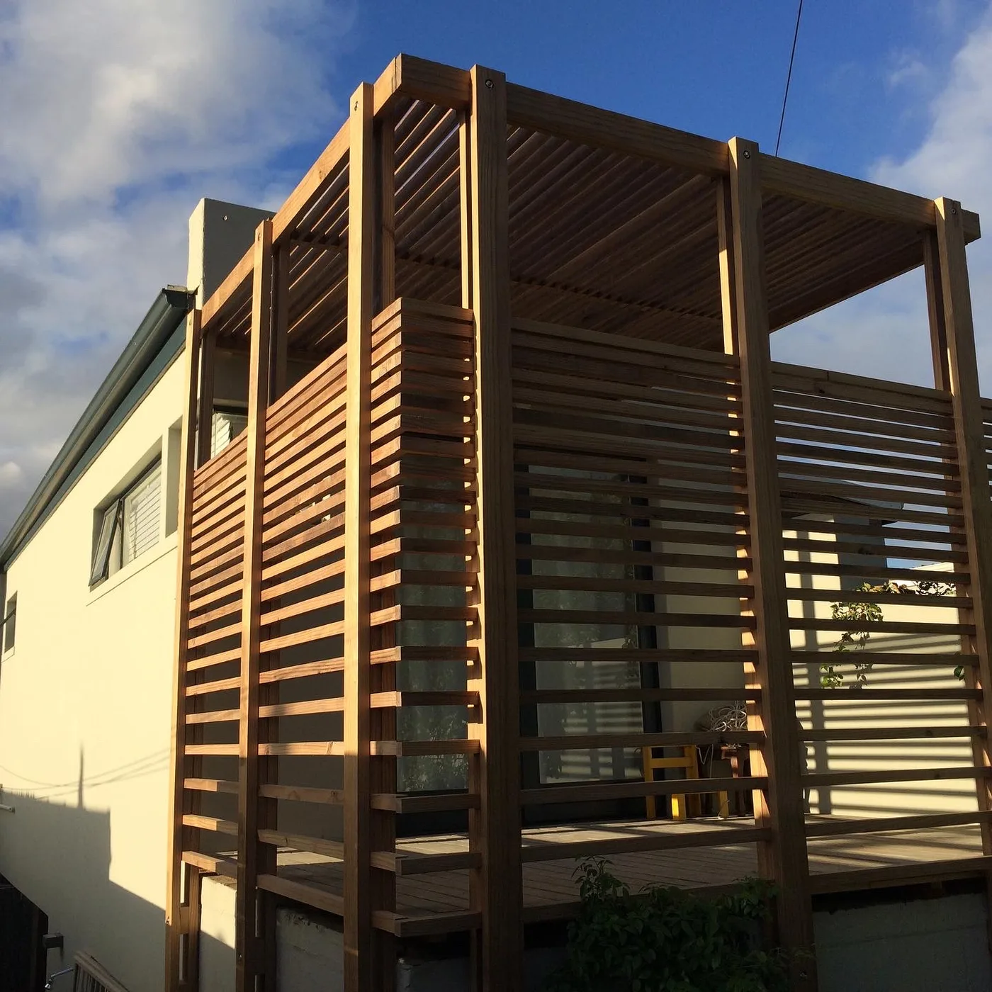 Pergola design en wax pine, Cape Town